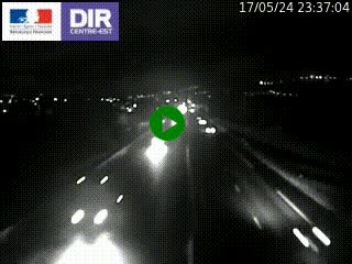 Caméra autoroute à Saint-Etienne (Les Littes) à hauteur du Ikea Saint-Etienne sur l'A72 en direction de Roanne