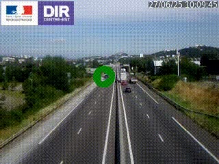 <h2>Caméra autoroute à Saint-Etienne (Les Littes) à hauteur du Ikea Saint-Etienne sur l'A72 en direction de Roanne</h2>