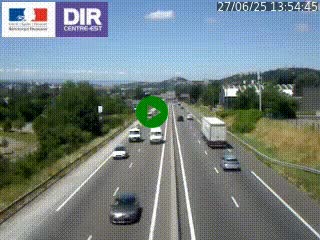 <h2>Caméra autoroute à Saint-Etienne (Les Littes) à hauteur du Ikea Saint-Etienne sur l'A72 en direction de Roanne</h2>