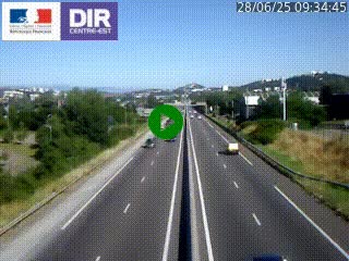 <h2>Caméra autoroute à Saint-Etienne (Les Littes) à hauteur du Ikea Saint-Etienne sur l'A72 en direction de Roanne</h2>