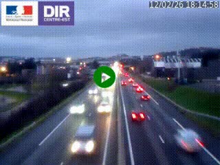 <h2>Caméra autoroute à Saint-Etienne (Les Littes) à hauteur du Ikea Saint-Etienne sur l'A72 en direction de Roanne</h2>