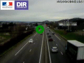 <h2>Caméra autoroute à Saint-Etienne (Les Littes) à hauteur du Ikea Saint-Etienne sur l'A72 en direction de Roanne</h2>