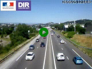 <h2>Caméra autoroute à Saint-Etienne (Les Littes) à hauteur du Ikea Saint-Etienne sur l'A72 en direction de Roanne</h2>