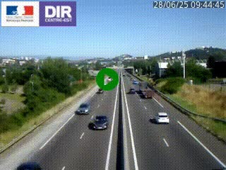<h2>Caméra autoroute à Saint-Etienne (Les Littes) à hauteur du Ikea Saint-Etienne sur l'A72 en direction de Roanne</h2>