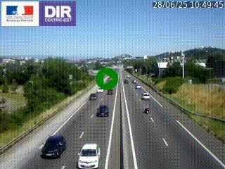 <h2>Caméra autoroute à Saint-Etienne (Les Littes) à hauteur du Ikea Saint-Etienne sur l'A72 en direction de Roanne</h2>