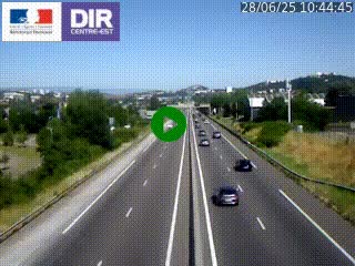 <h2>Caméra autoroute à Saint-Etienne (Les Littes) à hauteur du Ikea Saint-Etienne sur l'A72 en direction de Roanne</h2>
