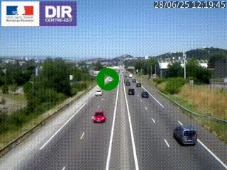 <h2>Caméra autoroute à Saint-Etienne (Les Littes) à hauteur du Ikea Saint-Etienne sur l'A72 en direction de Roanne</h2>