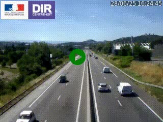 <h2>Caméra autoroute à Saint-Etienne (Les Littes) à hauteur du Ikea Saint-Etienne sur l'A72 en direction de Roanne</h2>