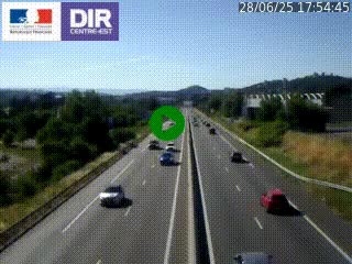 <h2>Caméra autoroute à Saint-Etienne (Les Littes) à hauteur du Ikea Saint-Etienne sur l'A72 en direction de Roanne</h2>
