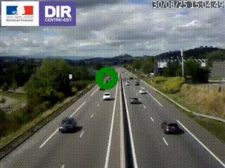 <h2>Caméra autoroute à Saint-Etienne (Les Littes) à hauteur du Ikea Saint-Etienne sur l'A72 en direction de Roanne</h2>
