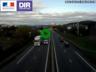 <h2>Caméra autoroute à Saint-Etienne (Les Littes) à hauteur du Ikea Saint-Etienne sur l'A72 en direction de Roanne</h2>