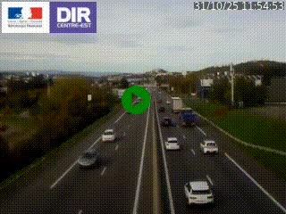 <h2>Caméra autoroute à Saint-Etienne (Les Littes) à hauteur du Ikea Saint-Etienne sur l'A72 en direction de Roanne</h2>