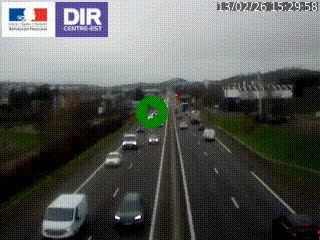 <h2>Caméra autoroute à Saint-Etienne (Les Littes) à hauteur du Ikea Saint-Etienne sur l'A72 en direction de Roanne</h2>