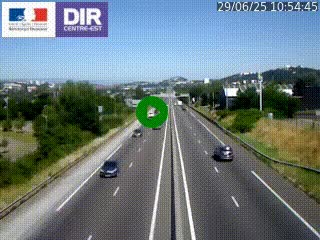 <h2>Caméra autoroute à Saint-Etienne (Les Littes) à hauteur du Ikea Saint-Etienne sur l'A72 en direction de Roanne</h2>