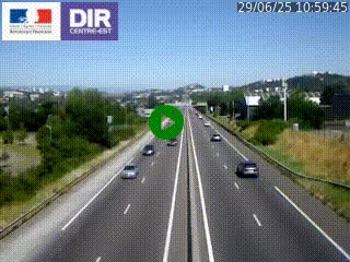 <h2>Caméra autoroute à Saint-Etienne (Les Littes) à hauteur du Ikea Saint-Etienne sur l'A72 en direction de Roanne</h2>
