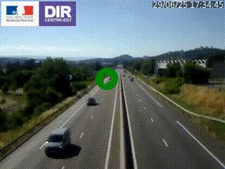 <h2>Caméra autoroute à Saint-Etienne (Les Littes) à hauteur du Ikea Saint-Etienne sur l'A72 en direction de Roanne</h2>