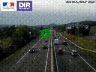 <h2>Caméra autoroute à Saint-Etienne (Les Littes) à hauteur du Ikea Saint-Etienne sur l'A72 en direction de Roanne</h2>