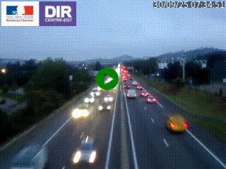 <h2>Caméra autoroute à Saint-Etienne (Les Littes) à hauteur du Ikea Saint-Etienne sur l'A72 en direction de Roanne</h2>