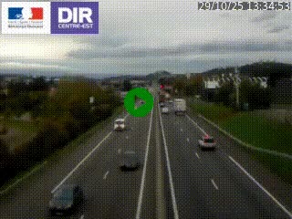 <h2>Caméra autoroute à Saint-Etienne (Les Littes) à hauteur du Ikea Saint-Etienne sur l'A72 en direction de Roanne</h2>