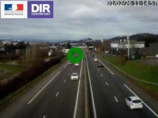 <h2>Caméra autoroute à Saint-Etienne (Les Littes) à hauteur du Ikea Saint-Etienne sur l'A72 en direction de Roanne</h2>