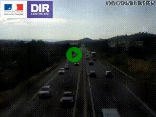 <h2>Caméra autoroute à Saint-Etienne (Les Littes) à hauteur du Ikea Saint-Etienne sur l'A72 en direction de Roanne</h2>