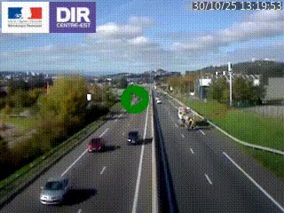 <h2>Caméra autoroute à Saint-Etienne (Les Littes) à hauteur du Ikea Saint-Etienne sur l'A72 en direction de Roanne</h2>