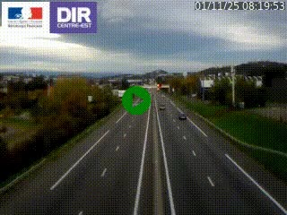 <h2>Caméra autoroute à Saint-Etienne (Les Littes) à hauteur du Ikea Saint-Etienne sur l'A72 en direction de Roanne</h2>