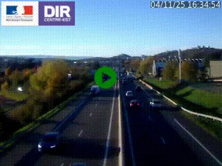 <h2>Caméra autoroute à Saint-Etienne (Les Littes) à hauteur du Ikea Saint-Etienne sur l'A72 en direction de Roanne</h2>