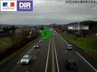 <h2>Caméra autoroute à Saint-Etienne (Les Littes) à hauteur du Ikea Saint-Etienne sur l'A72 en direction de Roanne</h2>