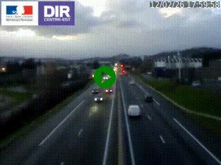 <h2>Caméra autoroute à Saint-Etienne (Les Littes) à hauteur du Ikea Saint-Etienne sur l'A72 en direction de Roanne</h2>