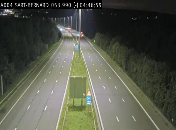 <h2>Webcam E411 à hauteur d'Assesse en provenance d'Arlon ou de la N4 vers Namur</h2>