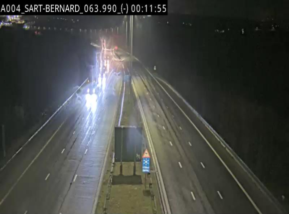 <h2>Webcam E411 à hauteur d'Assesse en provenance d'Arlon ou de la N4 vers Namur</h2>