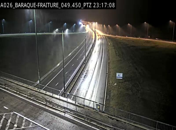 <h2>Webcam E411 à hauteur d'Assesse en provenance d'Arlon ou de la N4 vers Namur</h2>