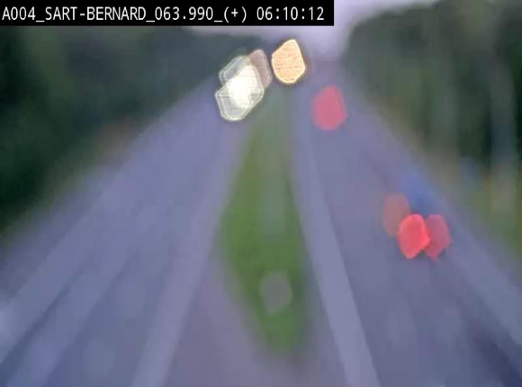 <h2>Webcam sur l'E411 à hauteur de la jonction avec la N4 à la sortie de Namur. Vue orientée vers Luxembourg</h2>