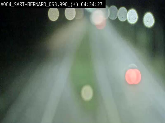 <h2>Webcam sur l'E411 à hauteur de la jonction avec la N4 à la sortie de Namur. Vue orientée vers Luxembourg</h2>