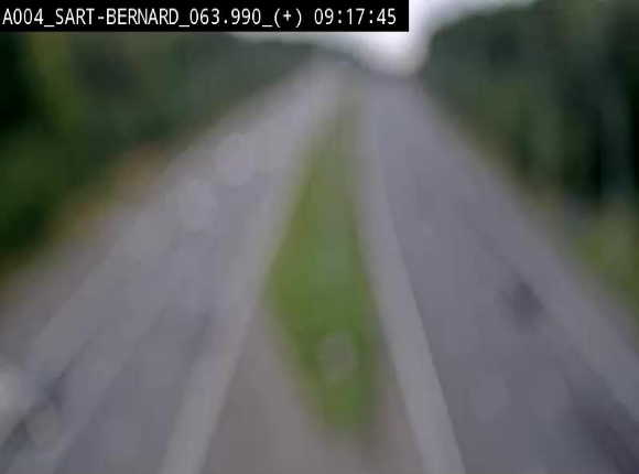 <h2>Webcam sur l'E411 à hauteur de la jonction avec la N4 à la sortie de Namur. Vue orientée vers Luxembourg</h2>
