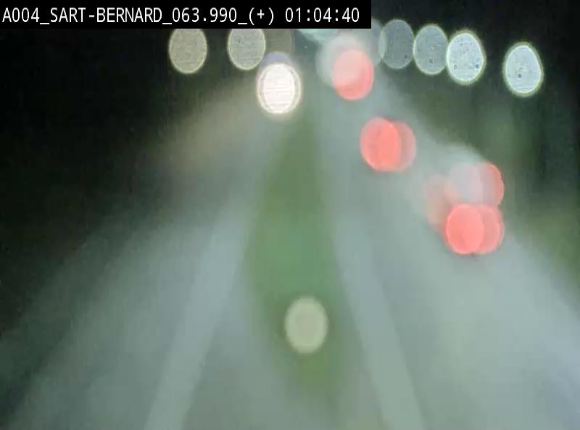 <h2>Webcam sur l'E411 à hauteur de la jonction avec la N4 à la sortie de Namur. Vue orientée vers Luxembourg</h2>