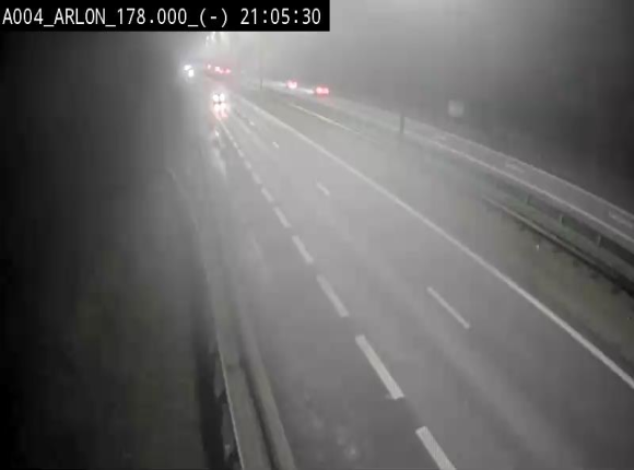 <h2>Webcam à hauteur de la sortie 31 Arlon sur l'E411, menant sur la N82. Vue orientée vers Bruxelles</h2>
