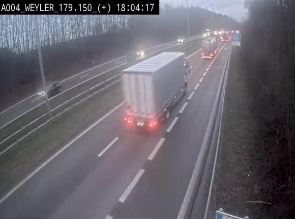 <h2>Webcam juste après la sortie 31 Arlon qui permet de rejoindre l'E411 depuis la N82</h2>