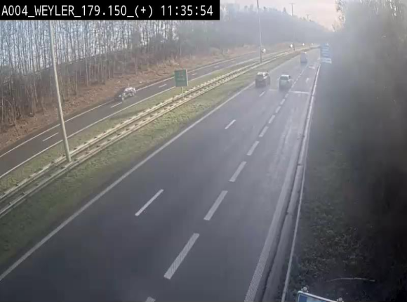 <h2>Webcam juste après la sortie 31 Arlon qui permet de rejoindre l'E411 depuis la N82</h2>