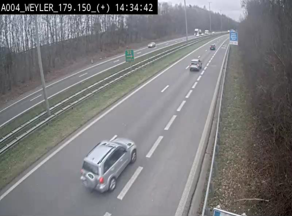 <h2>Webcam juste après la sortie 31 Arlon qui permet de rejoindre l'E411 depuis la N82</h2>