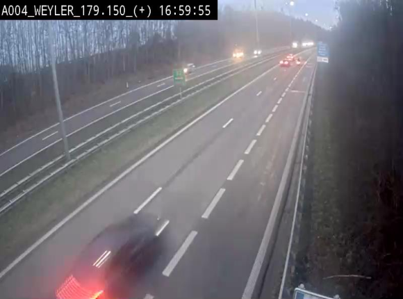 <h2>Webcam juste après la sortie 31 Arlon qui permet de rejoindre l'E411 depuis la N82</h2>