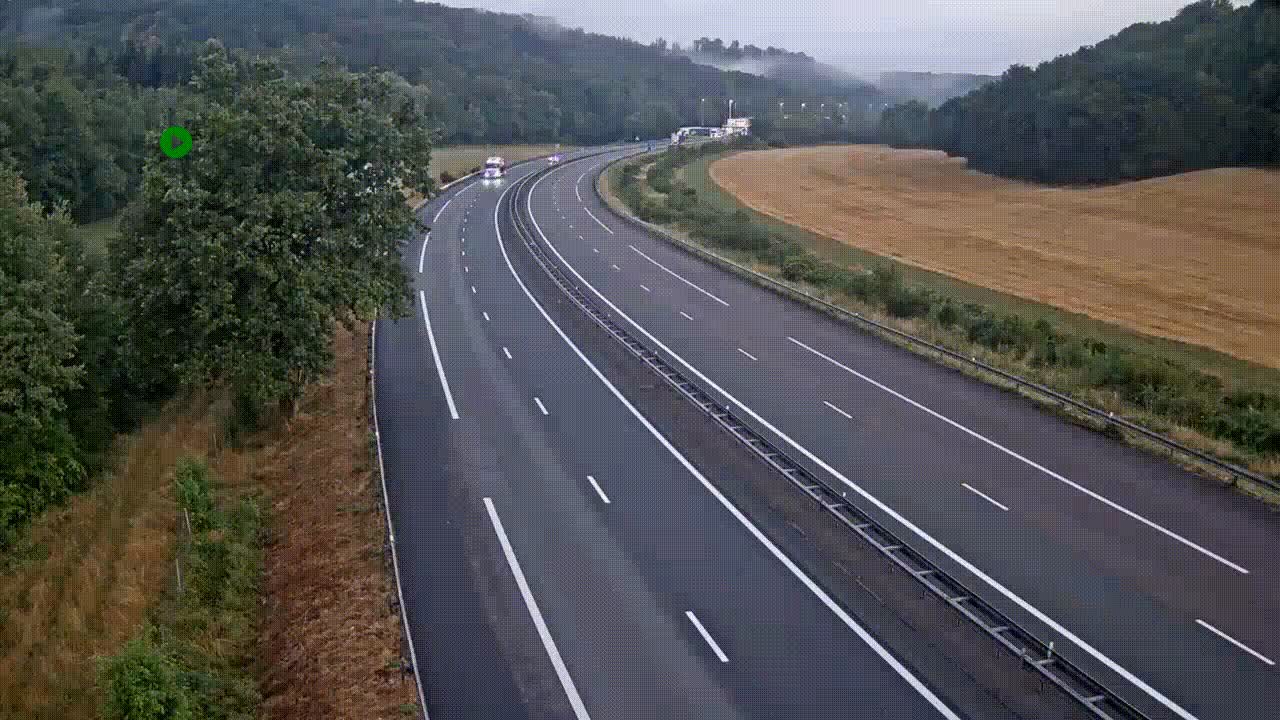 Caméra autoroute France - A36, Saint-Maurice-Colombier — La Comtoise, en direction de Beaune