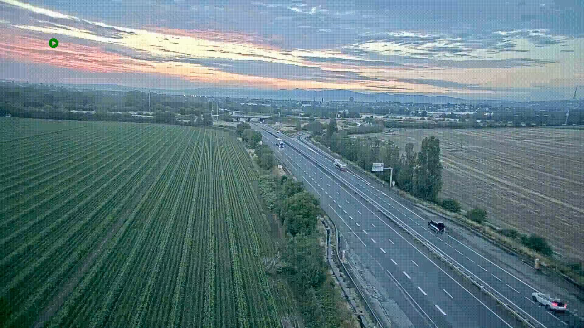 Caméra autoroute France - A36, Morschwiller-le-Bas, en direction de Mulhouse
