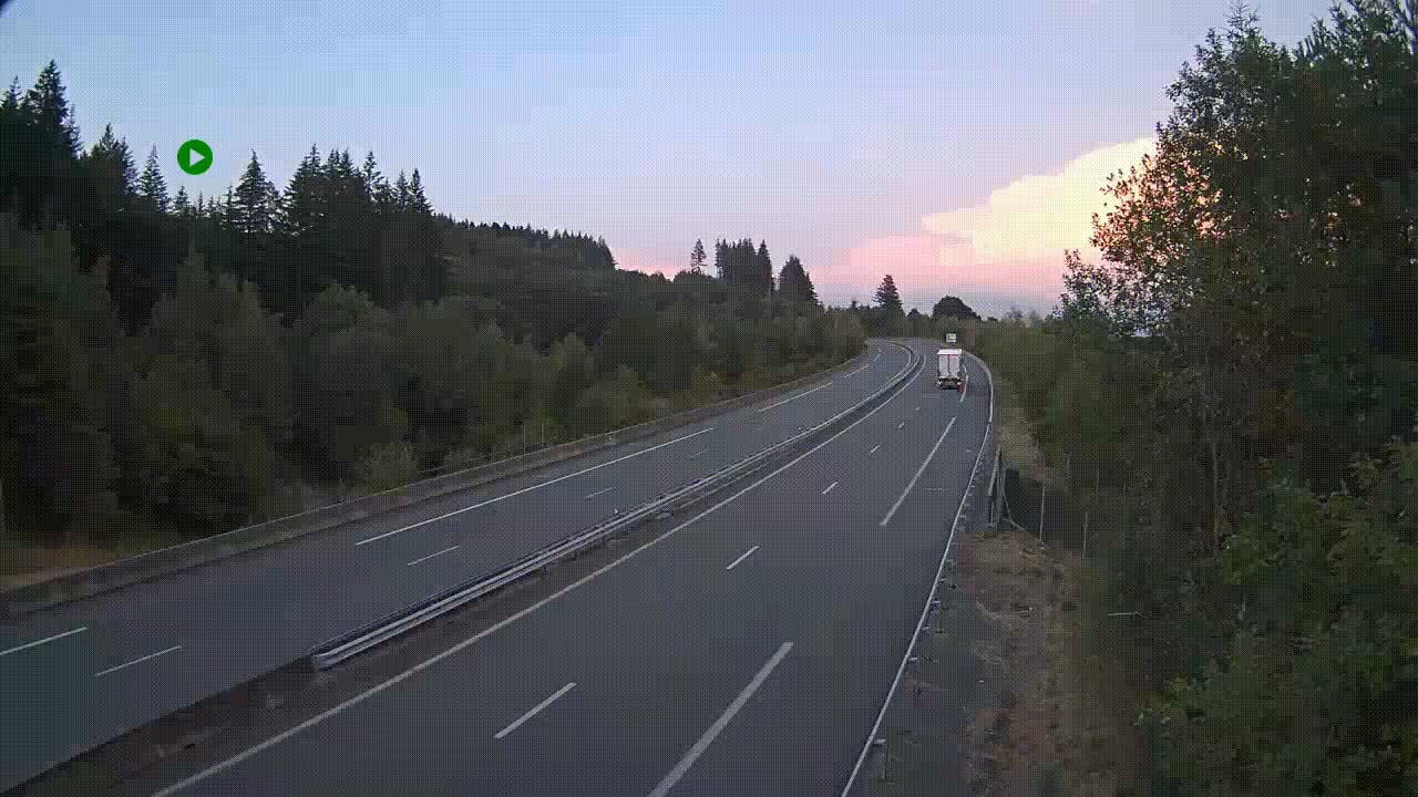 Caméra autoroute France - A89, Rosiers-d'Égletons, en direction de Lyon