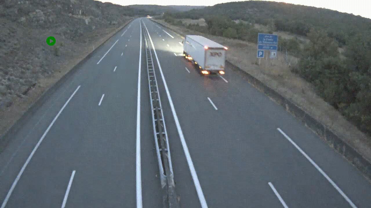Caméra autoroute France - A20, Flaujac-Poujols, en direction de Paris