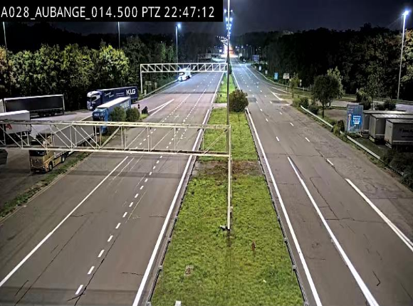 <h2>Webcam autoroute Belgique - Aubange - A28 direction Arlon - BK 14</h2>