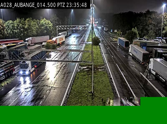 <h2>Webcam autoroute Belgique - Aubange - A28 direction Arlon - BK 14</h2>