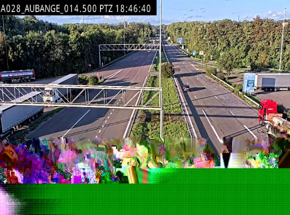 <h2>Webcam autoroute Belgique - Aubange - A28 direction Arlon - BK 14</h2>