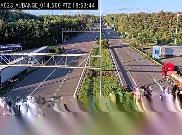 <h2>Webcam autoroute Belgique - Aubange - A28 direction Arlon - BK 14</h2>